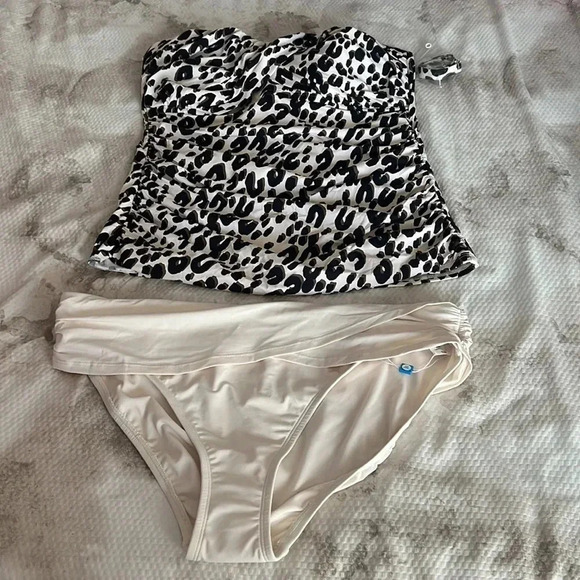Bleu Rod Beattie Bandeau Tankini Cheetah - Picture 9 of 13